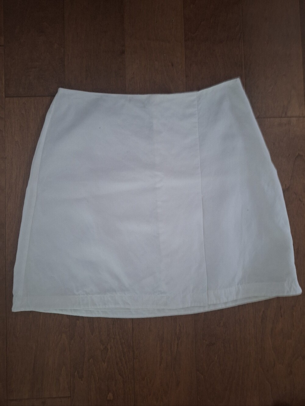 COS Cotton/linen White Women’s Knee-Length Skirt